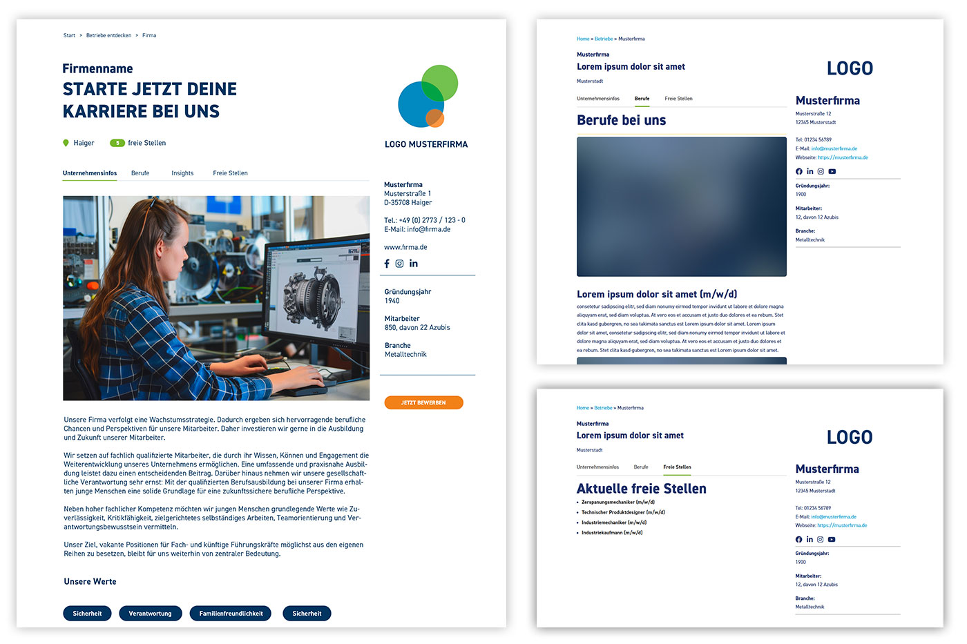 Unternehmensprofil Online